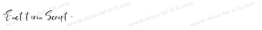Facttoria Script字体转换